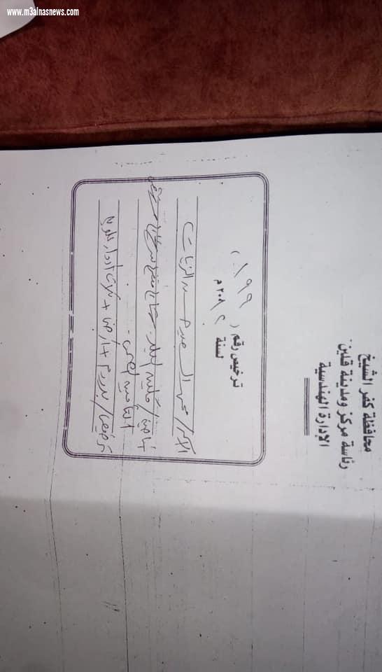 مواطن من قلين يستغيث بالمحافظ جيرانى استولوا على الشارع كاملا ويطالبونى بترك شارع من ارضى المرخصه